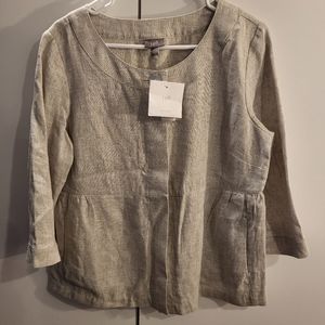 J. Jill Womans Medium Gray Jacket